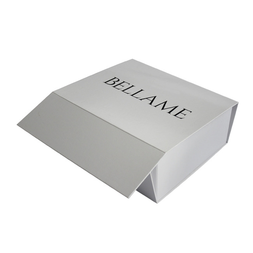 White large gift box with magnetic lid luxury packaging box