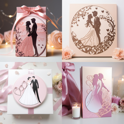 Where should the gift box be placed for a wedding?